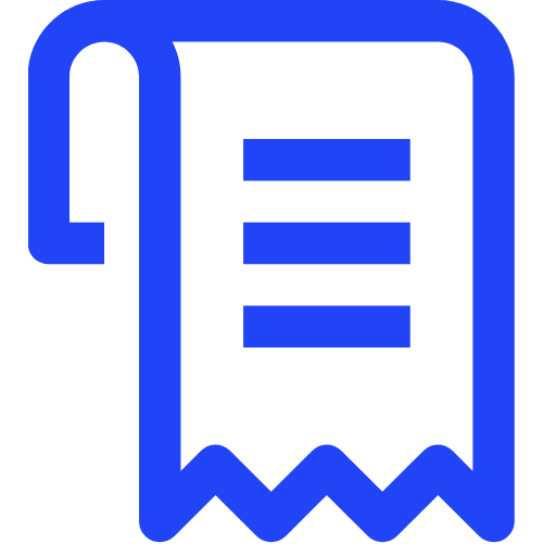 Receipt icon